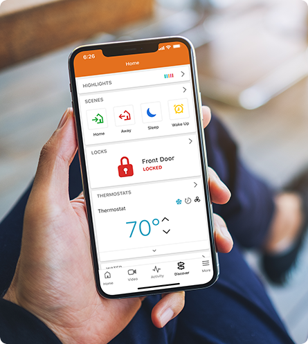 Security system app management